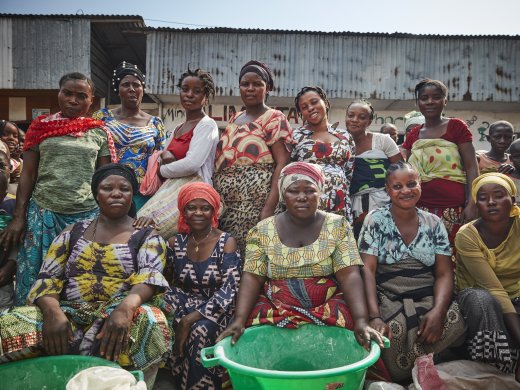 group of women on the streets