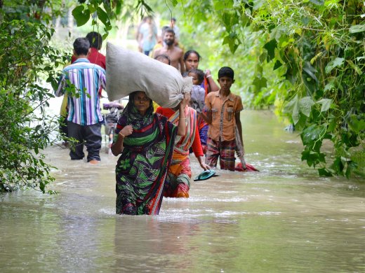 Overstromingen in Bangladesh