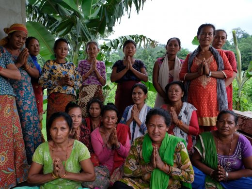 vrouwen groep nepal